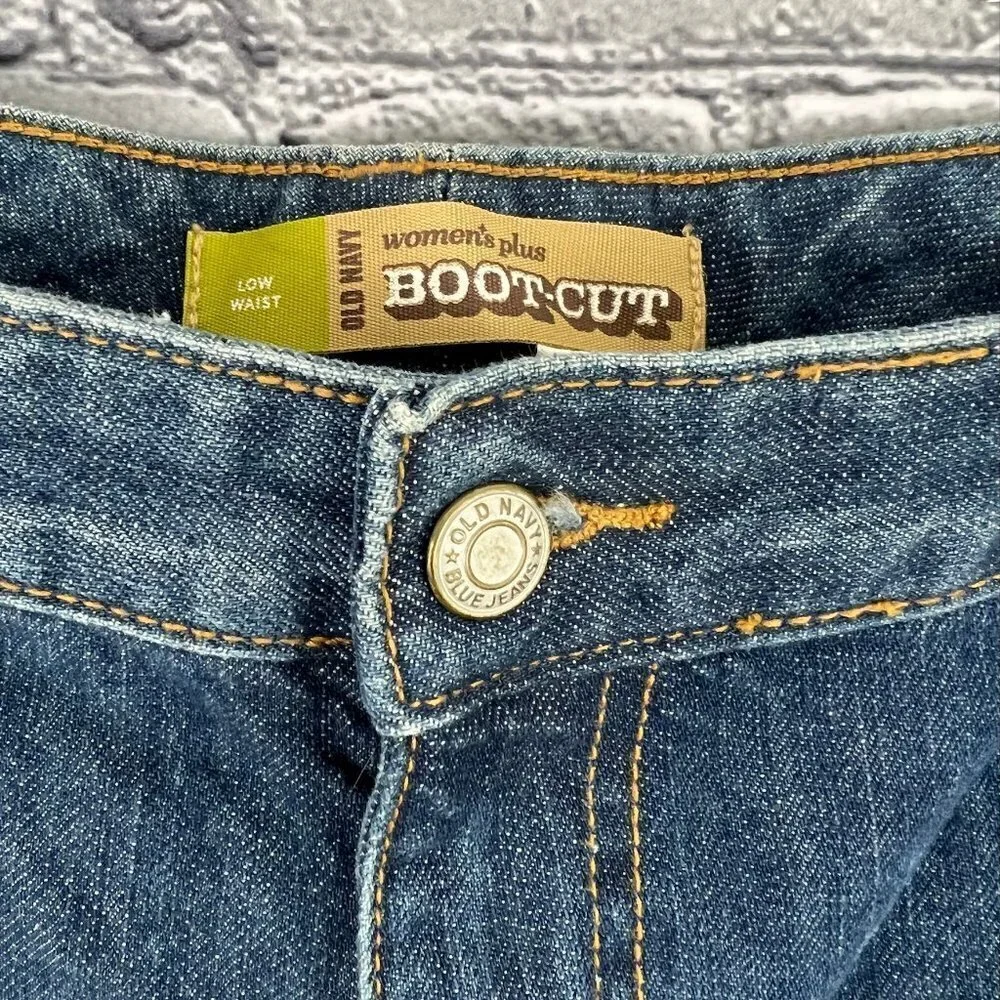 Old Navy Bootcut Low Waist Jeans Size 26 - Picture 2 of 5